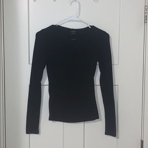cute Black long sleeve shirt